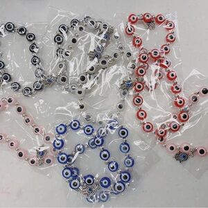 Colorful Evil Eye Beaded Necklaces